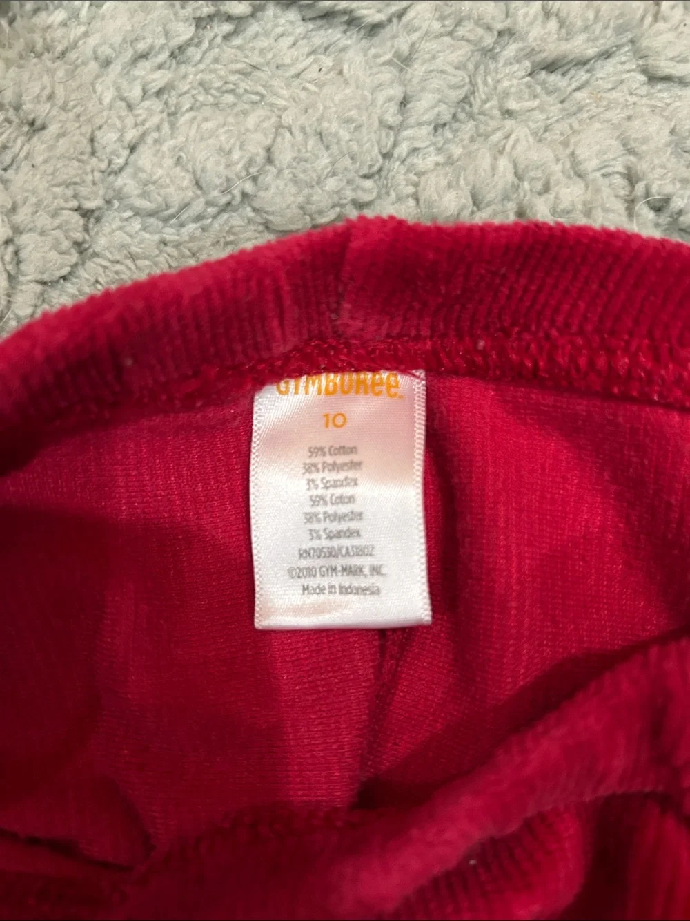 Gymboree Red Velvet Girls' Leggings